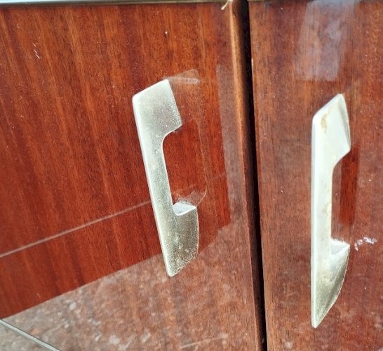  Enfilade Vintage en Acajou « Cascade » – SRM – 1962