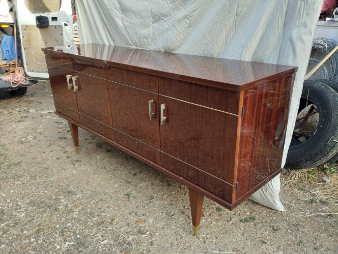  Enfilade Vintage en Acajou « Cascade » – SRM – 1962