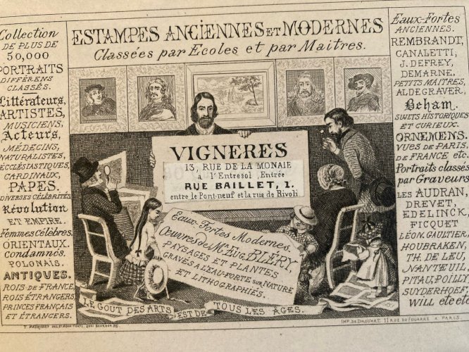Engraving Gravure Carte De Visite Estampe XIXe art Curiosité Curiosa Ancien Old