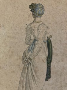 Engraving Costume Fashion Paris 1811 Old 19th Philibert-Louis DEBUCOURT Art