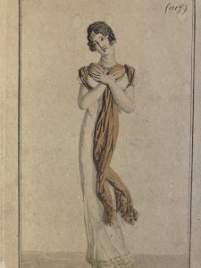 Engraving Costume Fashion Paris 1811 19th Philibert-Louis DEBUCOURT Art Old