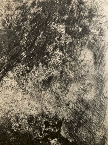 Engraving Gravure Eau Forte Marc Chagall Le Loup, Le Renard Et Le Singe 1952 Art