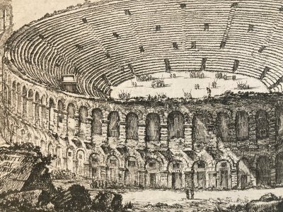 Engraving Original Etching Giovanni-Battista Piranesi 18th Century Print