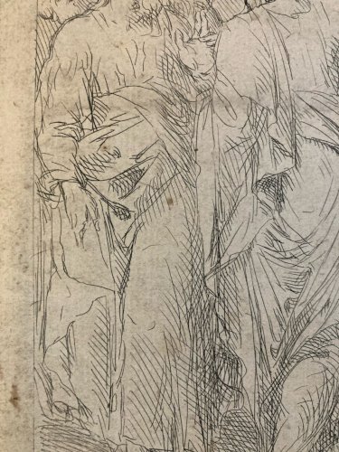 Engraving Gravure Raphaelle Da Urbino Raphaël Xviiie Scène Religieuse Jesus Art