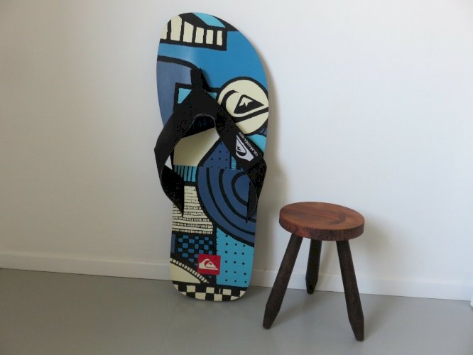 ENORME TONG QUICKSILVER PUBLICITAIRE - 1 METRE - DECO PLAGE SURF