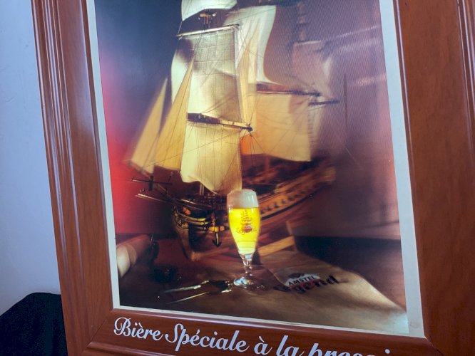 enseigne lumineuse bière amstel legend