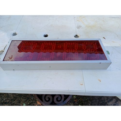 Enseigne Lumineuse Double Façe  Horloge 