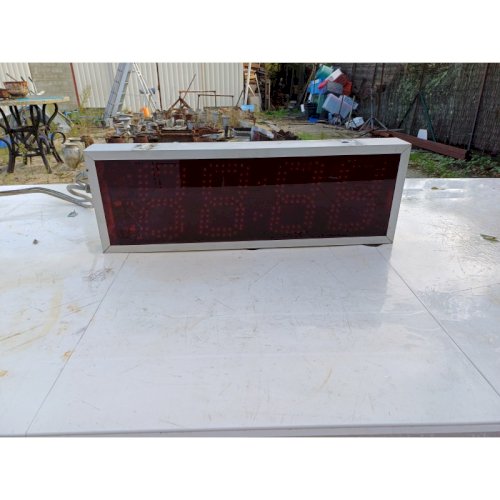 Enseigne Lumineuse Double Façe  Horloge 