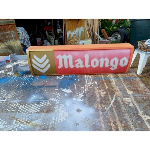 Enseigne Lumineuse Double Façe  Malongo 