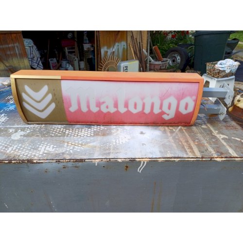 Enseigne Lumineuse Double Façe  Malongo 