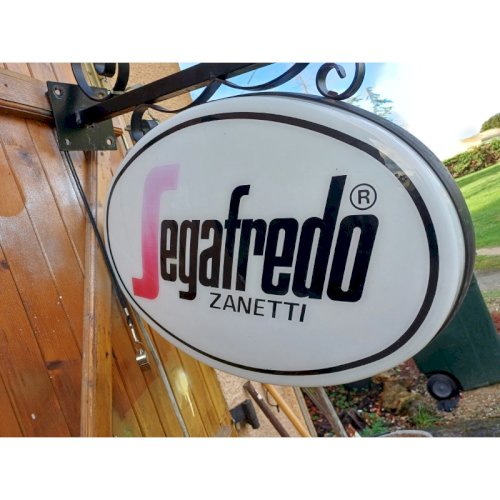 Enseigne Lumineuse Double Façe  Segafredo 
