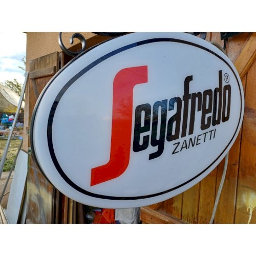 Enseigne Lumineuse Double Façe  Segafredo 