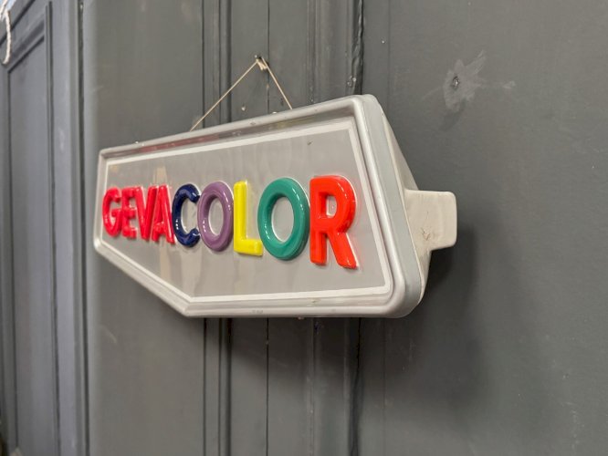 Enseigne lumineuse Gevacolor 1960 L9249