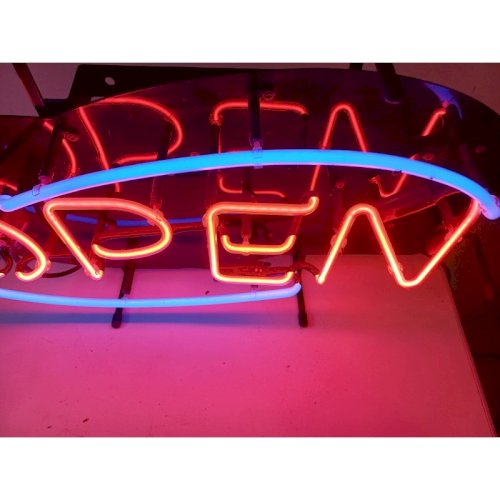 Enseigne Néon Vintage USA  Open 