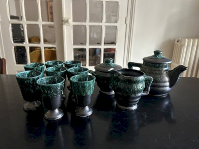 Little Masse Morvan tea set (8 cups teapot sugar bowl cream jug)