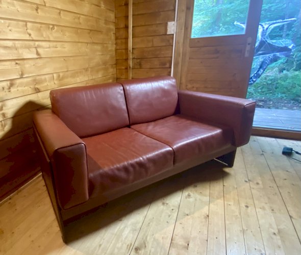 Ensemble canapé 2 places et 1 fauteuil korium km 3/1 de Tito Agnoli pour Ma