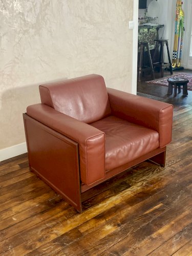 Ensemble canapé 2 places et 1 fauteuil korium km 3/1 de Tito Agnoli pour Ma