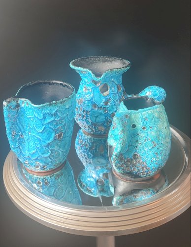 Ensemble céramique Cyclope Emaux des Glaciers