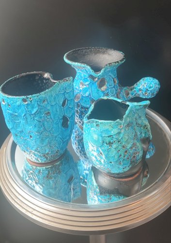 Ensemble céramique Cyclope Emaux des Glaciers