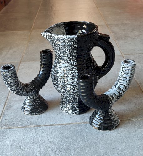 Ensemble Céramique Vintage Design années 60-70