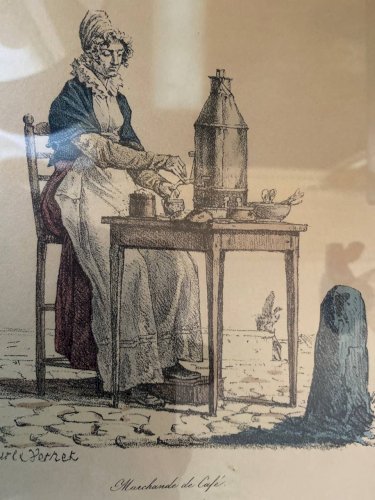 Ensemble de 3 estampes fin XIXᵉ – Scènes de Marchandes – d’après Carle Vernet