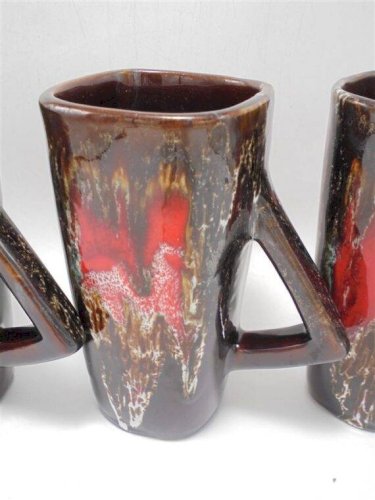Ensemble de 4 mugs Vallauris