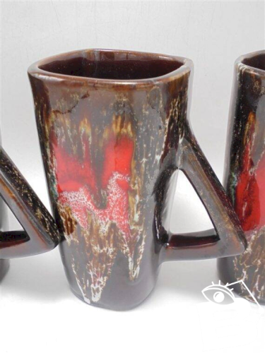 Ensemble de 4 mugs Vallauris