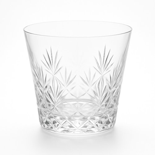 Ensemble de 4 verres à whisky en cristal Saint-Louis – Modèle Florence – Signés