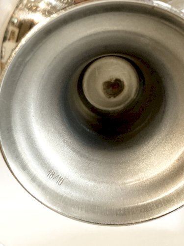 Ensemble de 5 coupes à glace et cuillères en Inox Guy Degrenne
