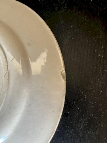 ensemble de 6 assiettes décor oiseaux marque  bourgeois paris et franco anglaise