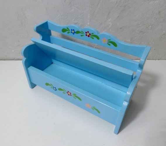 ensemble de mobilier en bois pour poupée table chaises buffet banc