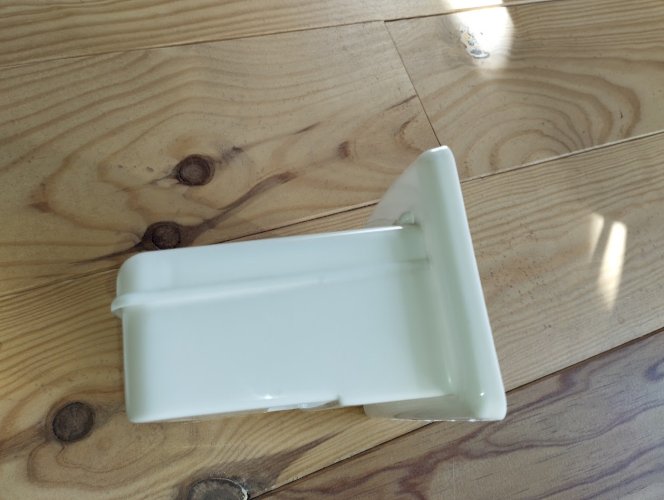 Ensemble de salle de bain vintage SYLA, distributeur papier toilette et boîte décor roses