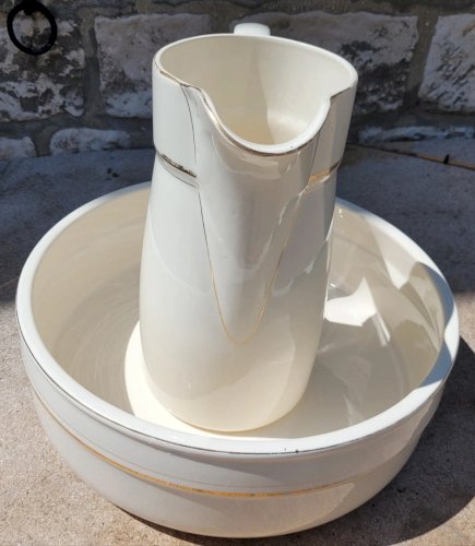 Ensemble de toilette Villeroy et Bosch Art Déco - Made in Saar-Basin