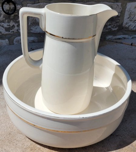 Ensemble de toilette Villeroy et Bosch Art Déco - Made in Saar-Basin