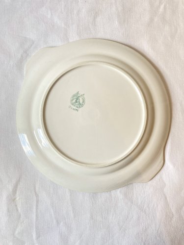 Ensemble de trois plats de service, Moulins des Loups, Orchies, modèle "Nappe"