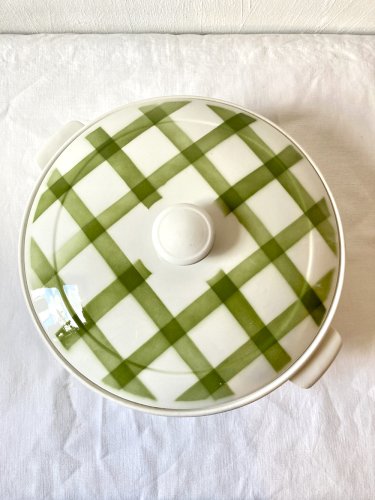 Ensemble de trois plats de service, Moulins des Loups, Orchies, modèle "Nappe"