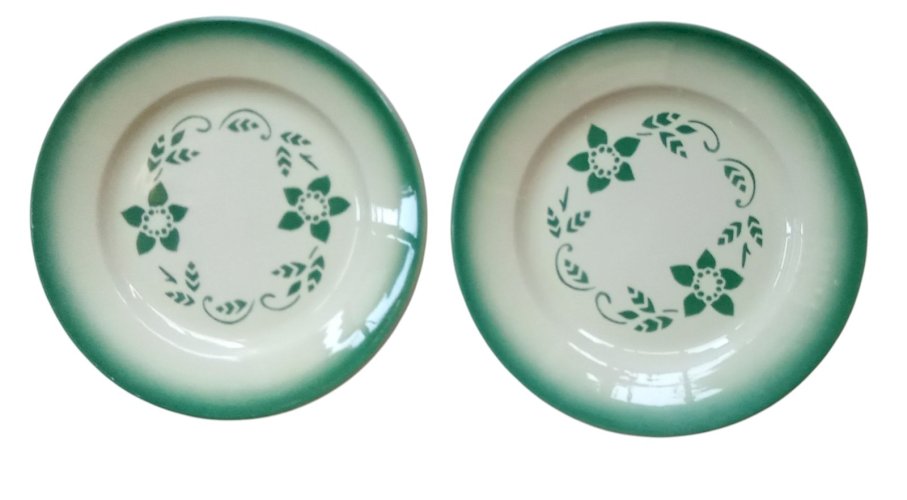 Ensemble Déjeuner Anciens Bols Soucoupes Assiettes Modèle Liseron KG Lunéville