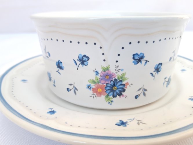 Ensemble faïence vintage « provincial bouquet »