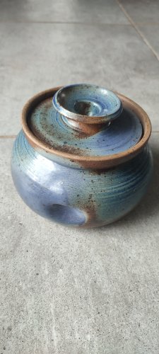 Ensemble Grès Émaillé vintage signé Béceleuf
