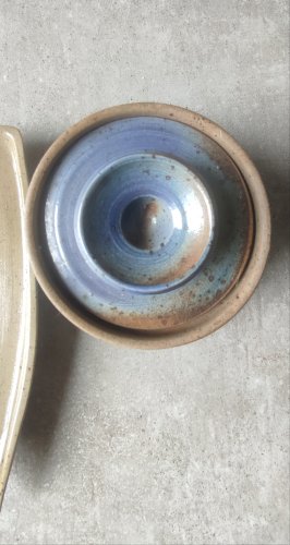 Ensemble Grès Émaillé vintage signé Béceleuf