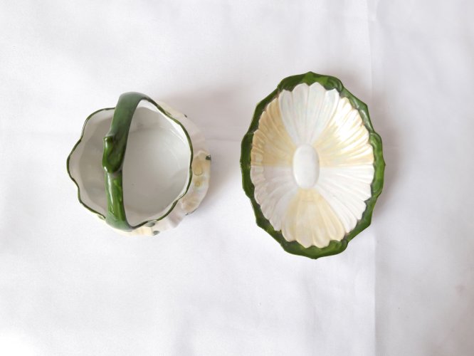 Ensemble porcelaine opalescente de Bohème années 50