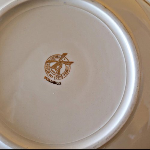 Ensemble saladier et coupelles Moulin des Loups Volubilis