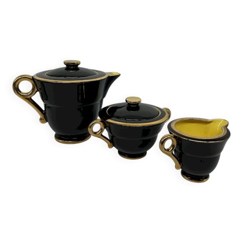 ensemble théière pot à lait sucrier Salins