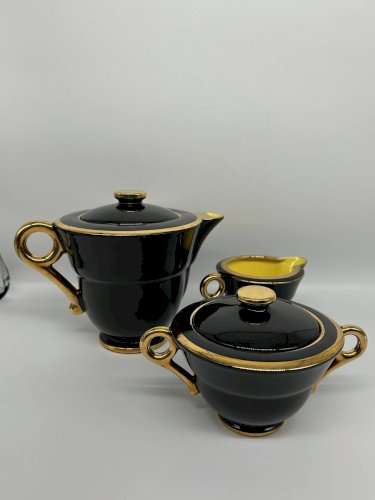 ensemble théière pot à lait sucrier Salins