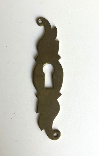 entree de serrure en laiton hauteur 74 mm