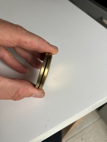 entree de serrure laiton massif avec platine de fixation