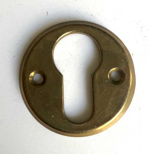 entree de serrure ronde en laiton pour cle I cle Y