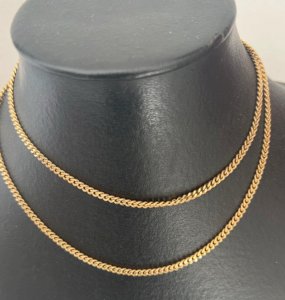 Thick Long Unisex Chain Solid Gold-Plated Vintage 81 cms