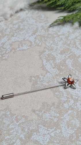 Epingle a cravate pour collection - broche fleur