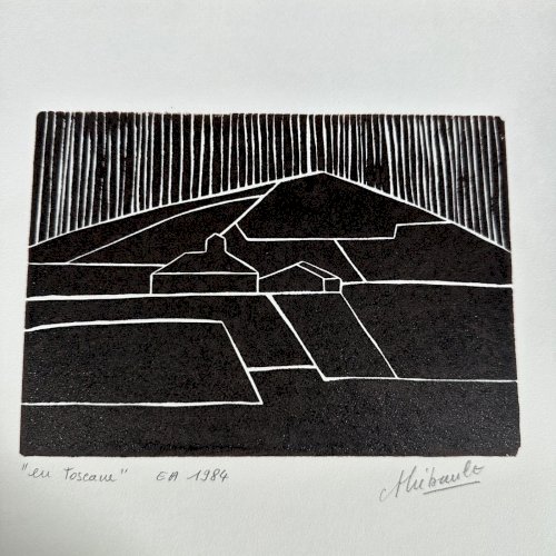 Epreuve d'artiste En Toscane par Thibault 1984 L1009